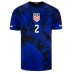 Pánský Fotbalový dres Spojené státy Sergino Dest #2 MS 2022 Venkovní Krátký Rukáv